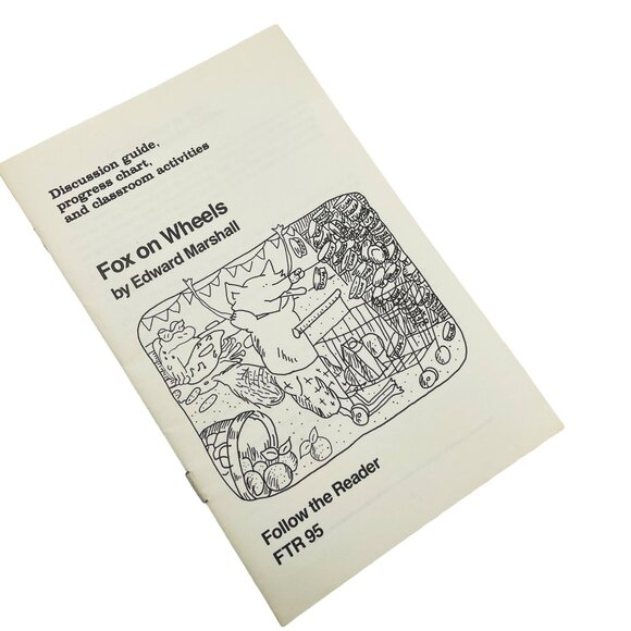 Fox On Wheels Book & Cassette Set By Edward Marshall & James Marshall - Picture 3 of 14